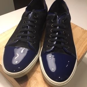 Santoni Men's Blue Acadia Sneakers 11D